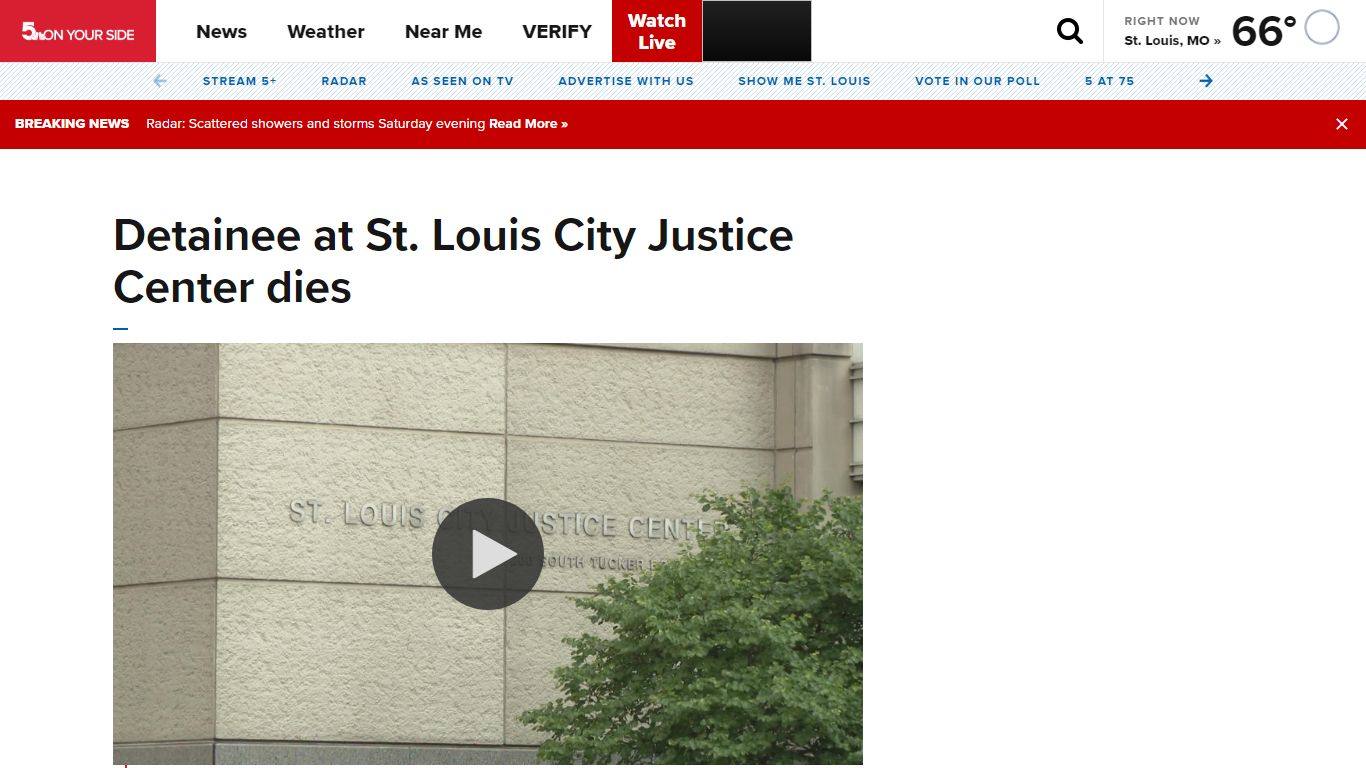 Detainee at St. Louis City Justice Center dies | ksdk.com